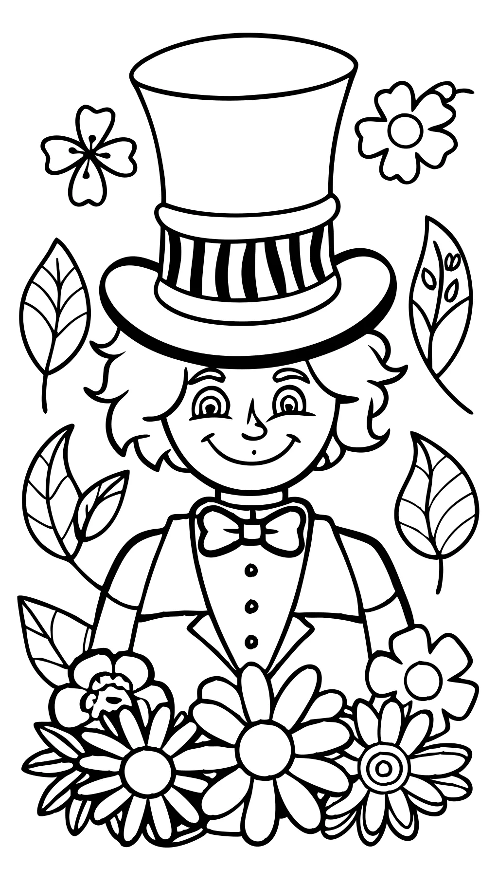 Mad Hatter Coloring Pages